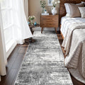 Washable 2x5 Kitchen Area Rug: Non-Slip Abstract Water-Resistant Entryway Rug by HYHAOYUNLAI