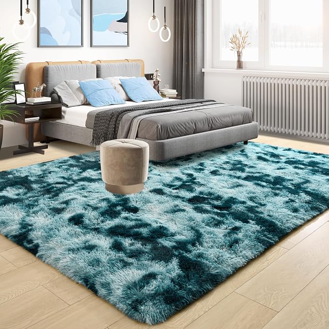 Tepook Fluffy Large Rugs for Living Room, Area Rug 6x9 Soft Carpet for Bedroom - Image 2