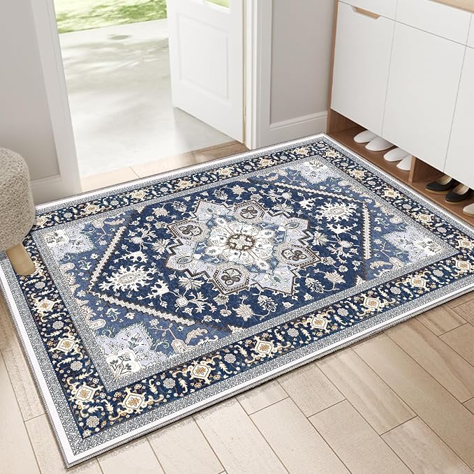 OPPODREAM Soft Throw Rugs 2x3, Small Washable Entryway Rugs 2 x 3 by OPPODREAM