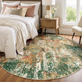 Washable Area Rugs 6ft Non-Slip Modern Abstract Soft by RELEANY
