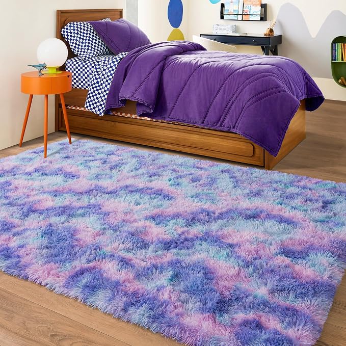 Rugs for Living Room 5x7, Soft Shaggy Modern Shag Area Rug for Bedroom - Image 8