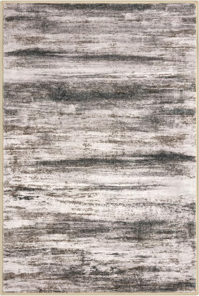 KOZYFLY Small Area Rug 2x3 Rug Entryway Rugs Modern Abstract, Washable Kitchen - Image 8