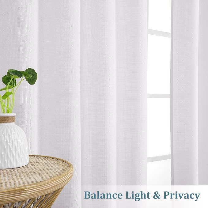 Chyhomenyc White Short Curtain Valance - Image 6