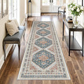 Runner Rug 2x8 Runners for Hallways Non Slip Washable, Vintage Hallway Runner by Restydon