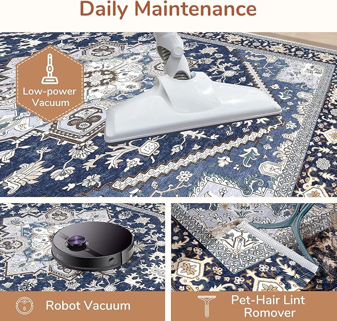 OPPODREAM Soft 6x9 Area Rugs, Washable Rug 6x9 - Image 5