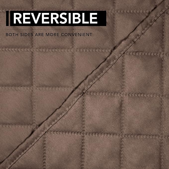 Easy-Going Oversized Recliner Chair Slipcover Reversible Sofa Cover Water - Image 5