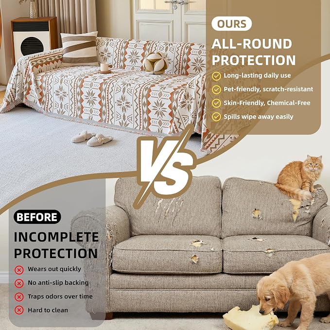 Couch Cover for Dogs Washable Sofa Cover, Sectional Couch Covers, Sofa Covers - Image 12