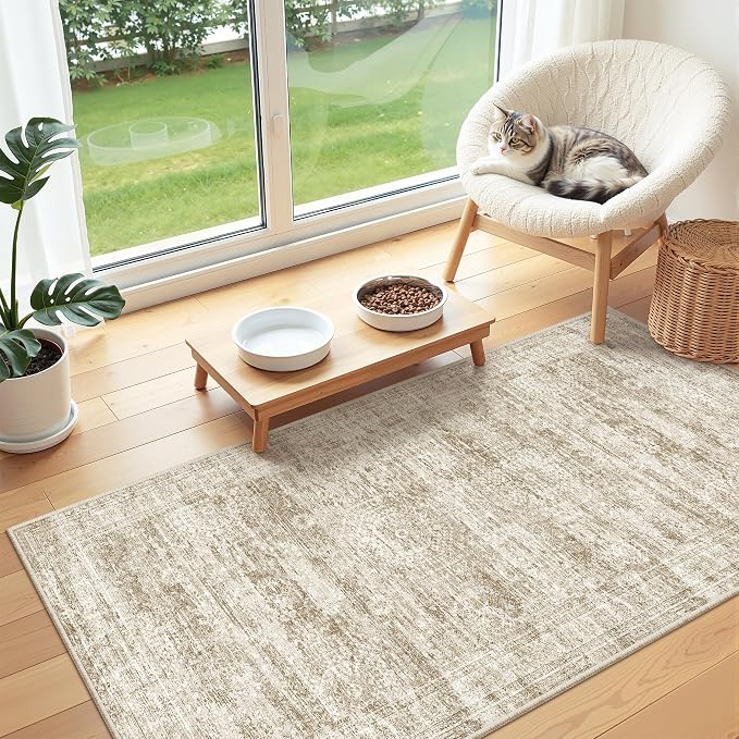 2x4 Washable Rug Runner for Bathroom, Soft Entryway Rug for Laundry Room - Image 5