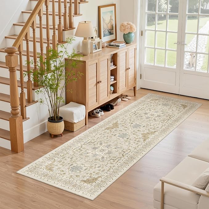 Madane Washable Runner Rug by Madane