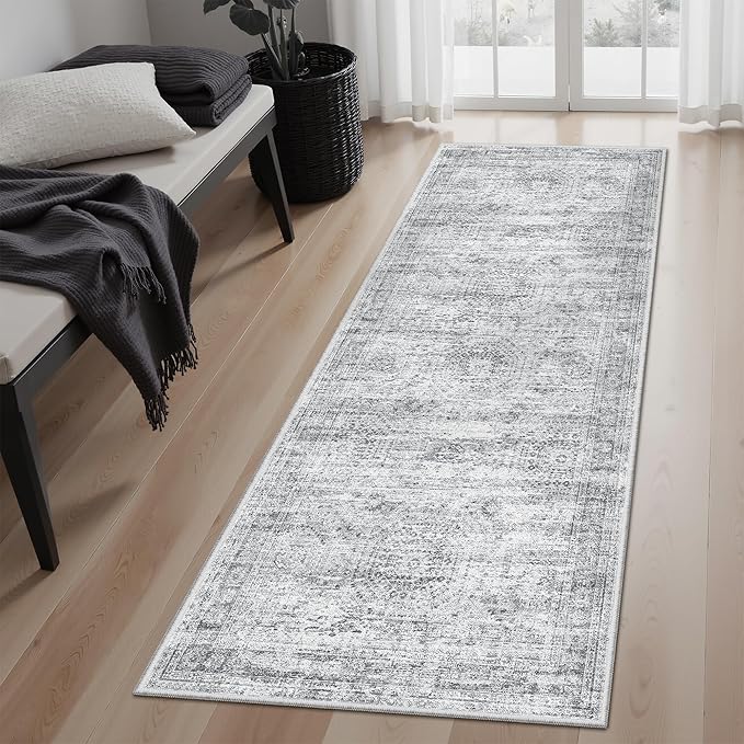 Runner Rug 2'x6' Washable Non-Slip Runner Rugs - Image 2