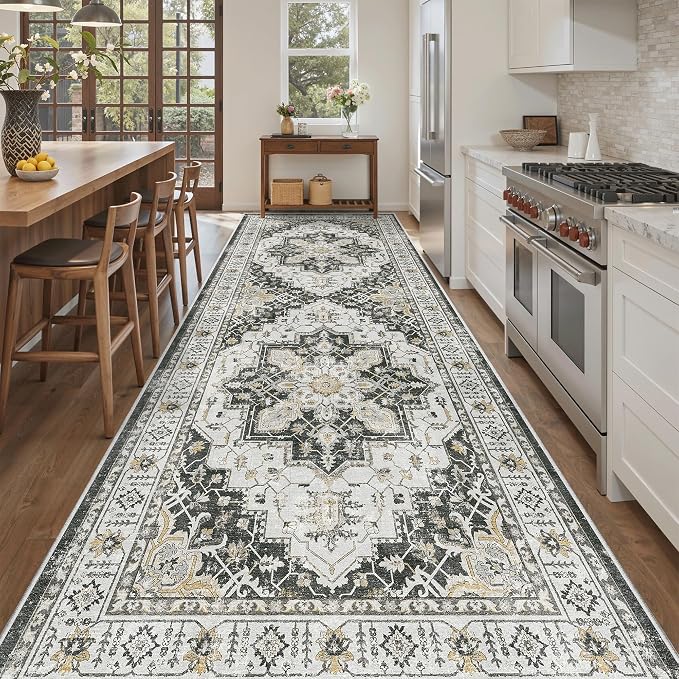 Madane 4x10 Wide Hallway Runner Rug: Washable Soft Rug Runners - Image 2