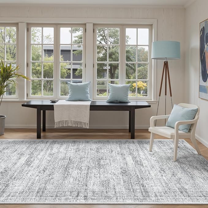 4x10 Wide Hallway Runner Rug: Washable Soft Rug Runners - Image 4