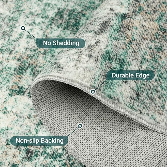 LEPEII 8x10 Area Rugs, Machine Washable Low Pile Rugs - Image 6