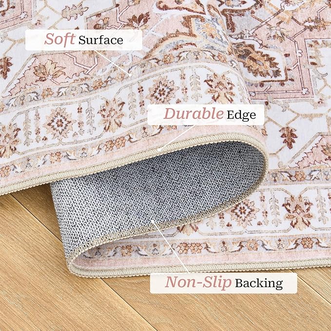 Madane Hallway Runner Rug 2x12, Extra Long Washable Runner Rugs - Image 3