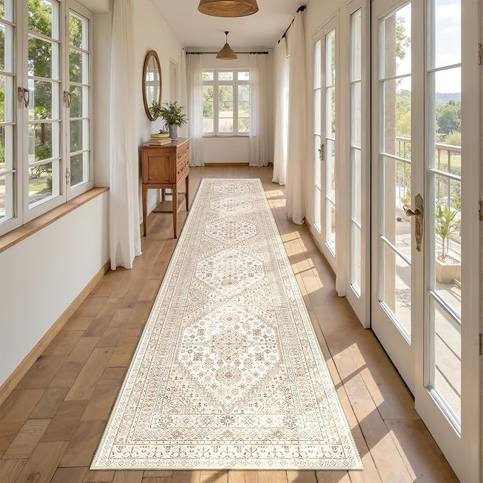 Hallway Runner Rug 2x12, Extra Long Washable Runner Rugs by Restydon