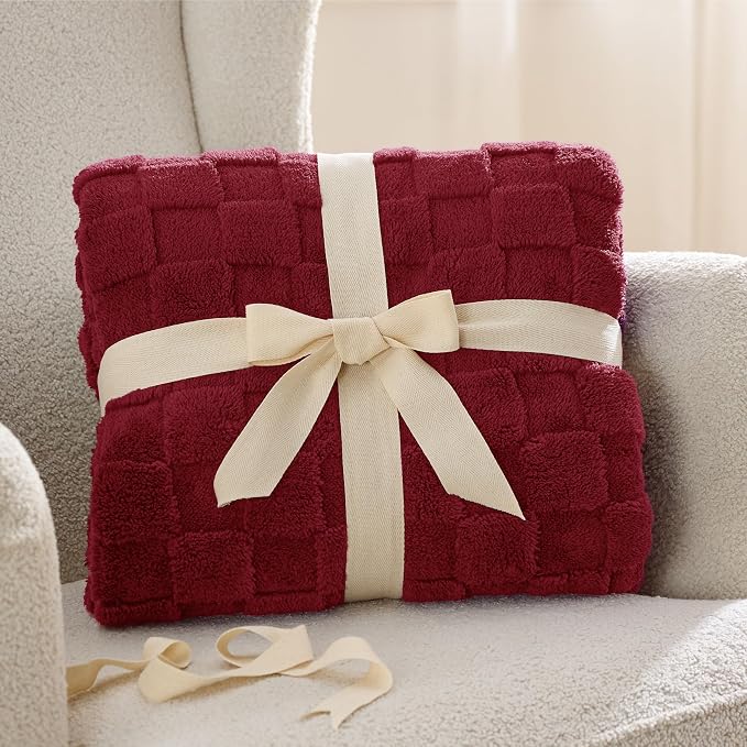 Bedsure GentleSoft Red Throw Blanket - Image 8