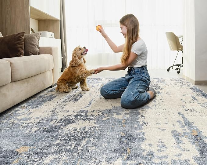 UERMEI 9x12 Area Rug Living Room Rugs - Image 7