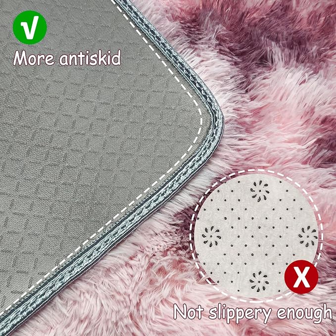 Tie-Dyed Blush 3x10 Machine Washable Runner Rugs - Image 4