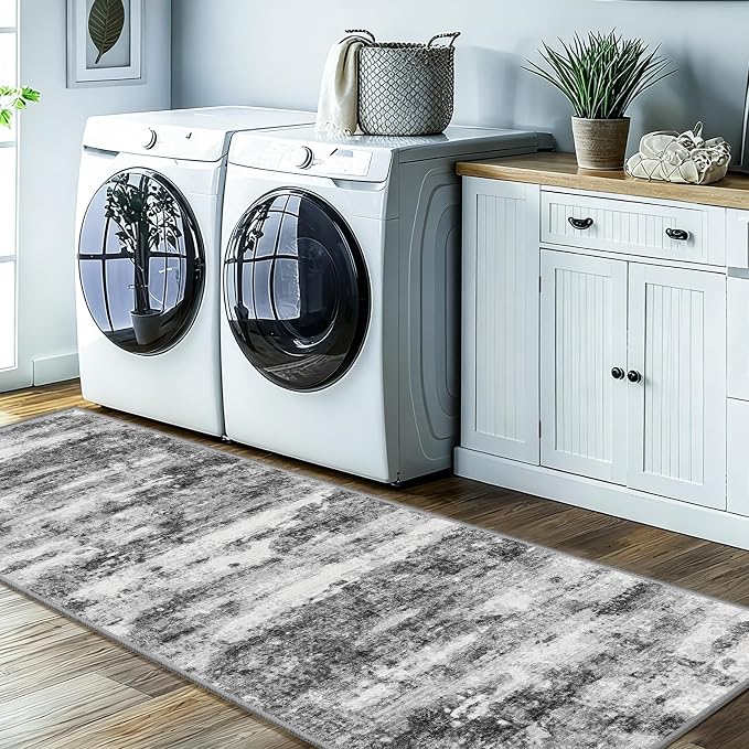 Runners for Hallways 2x8 Kitchen Runner Rugs，Modern Abstract Rug Runners for - Image 7