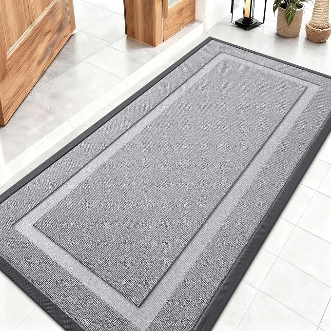 OLANLY Front Door Mat Indoor Outdoor Entrance, Waterproof All-Season, by OLANLY