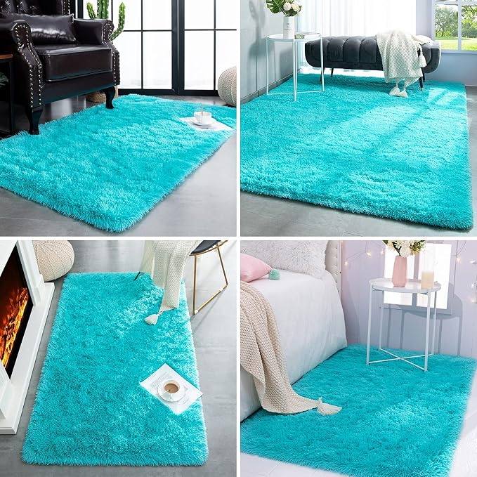 TWINNIS Super Soft Shaggy Rugs Fluffy Carpets, 5x8 Feet, Indoor Modern Plush - Image 5