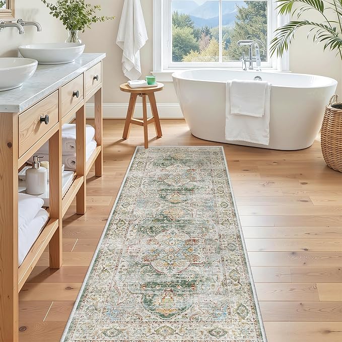 Madane Washable Runner Rug by Madane