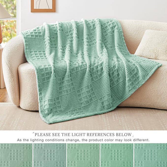 EXQ Home Fleece Throw Blanket for Couch or Bed - Image 6