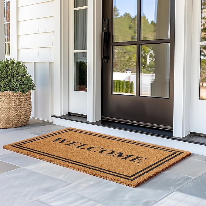 Barnyard Designs Natural Coco Coir Heavy Duty Backing Doormat - Image 2