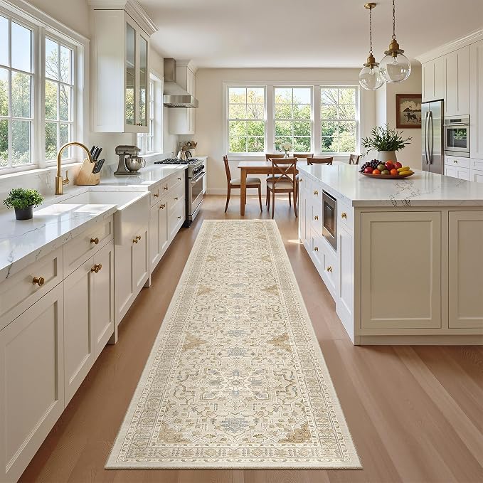 Madane Hallway Runner Rug 2x12, Long Washable Runner Rugs 12ft - Image 2