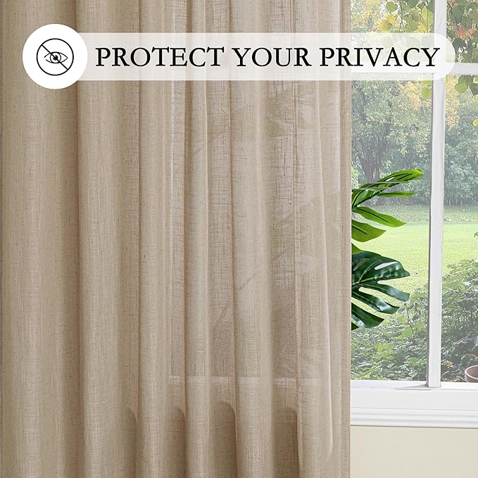 MYSKY HOME French Door Curtains - Image 5