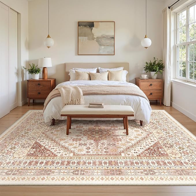 zesthome 6x9 Area Rug, Super Soft Washable Rugs - Image 9
