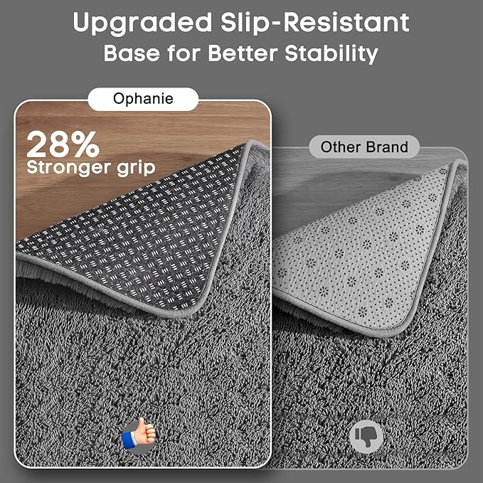 Ophanie Area Rugs 9x12 Living Room, Large Grey Bedroom Carpet, Big Shag Indoor - Image 4