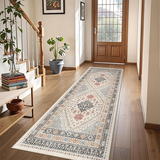 Runner Rug 2x6, Non Slip Washable Rugs by Restydon
