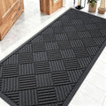 OLANLY Front Door Mat Outside Entrance 59x23, Heavy Duty Sturdy Natural Rubber by OLANLY