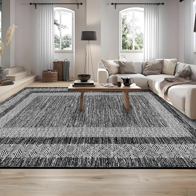 GarveeHome Extra Large Area Rug 10x13 Modern Geometric Rug - Image 8