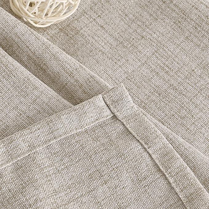 YoungsTex Natural Linen Curtains 42 X 84 Inch Long - Image 9