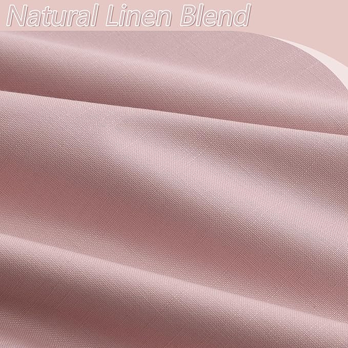 Guken 100% Blackout Curtains 80 Inch Length 2 Panels Set - Image 3