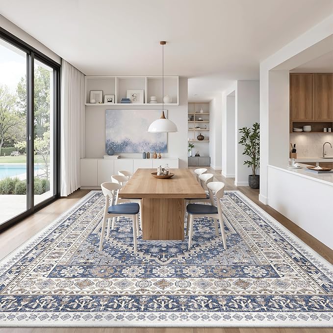 zesthome 10x14 Area Rugs, Stain Resistant Washable Rug, Ultra-Thin Rugs - Image 8