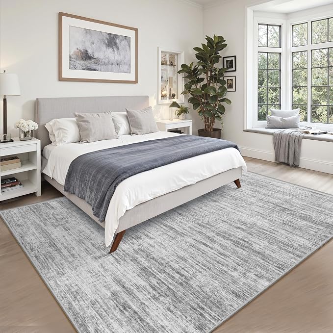6x9 Area Rugs for Living Room, Non-Slip Modern Abstract Soft Large Washable Rug - Image 6