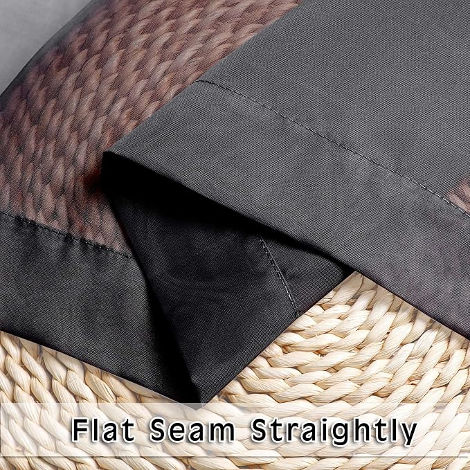 OWENIE Black Sheer Curtains 90 Inches Long 2 Panels Set, Elegant Sheer Curtains - Image 5