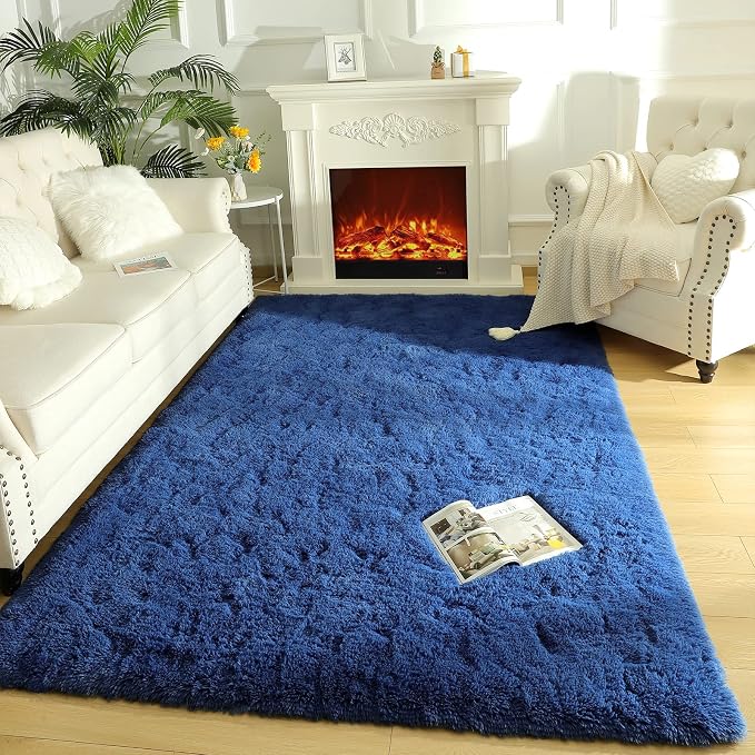 LOCHAS Ultra Soft Indoor Modern Area Rugs Fluffy Living Room Carpets - Image 3