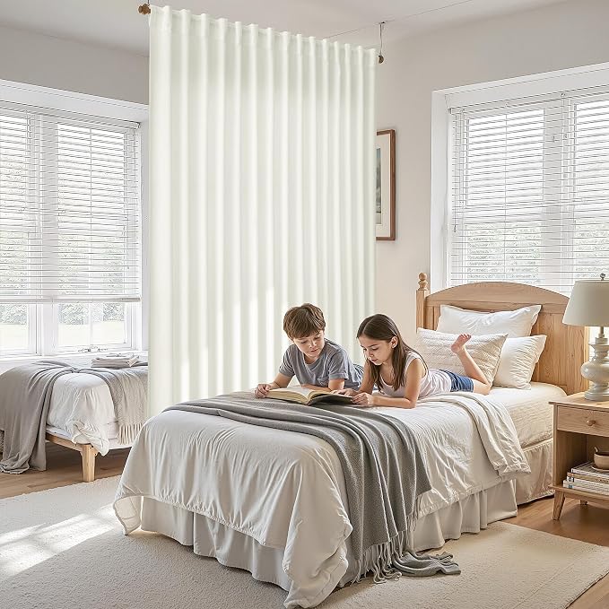 Extra Wide 100 Inch Linen Curtains - Image 8