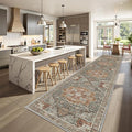 Runner Rug 2x10, Ultra-Thin Kitchen Rugs Non Slip Washable Rugs by Restydon