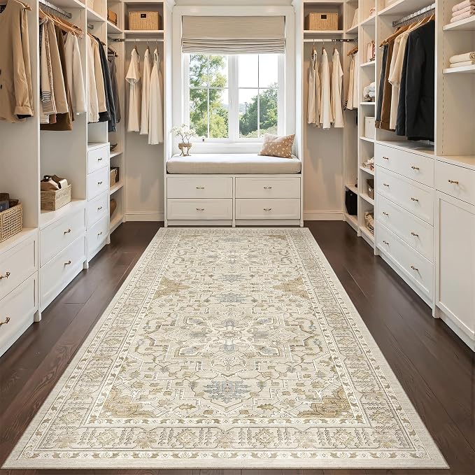 Madane Hallway Runner Rug 4x8 Wide: Washable Thin Runners - Image 3