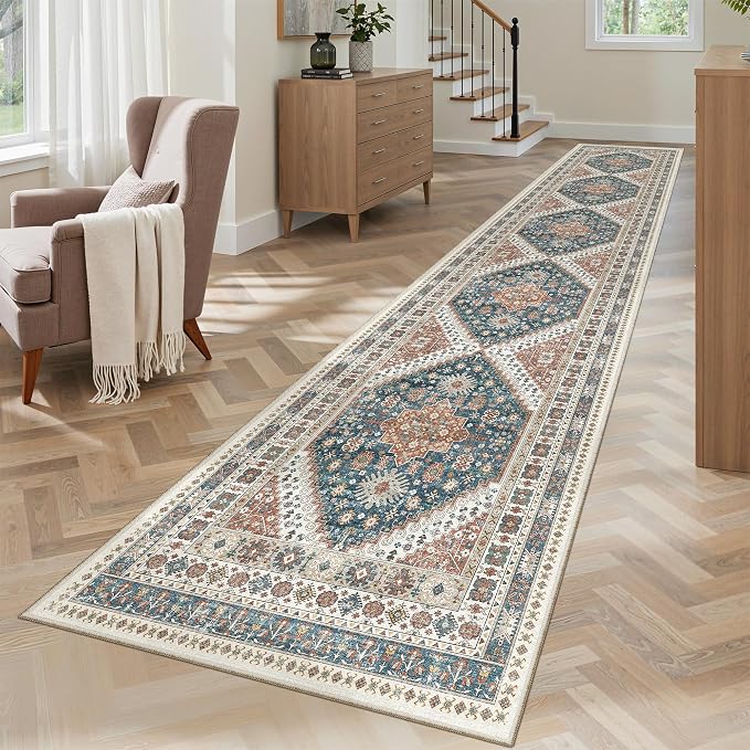Madane Hallway Runner Rug 2x12, Extra Long Washable Runner Rugs - Image 4