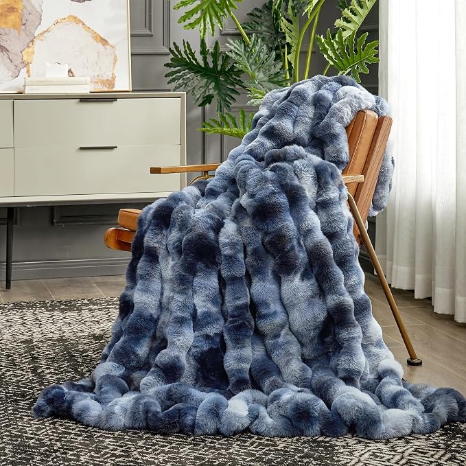 Cozy Bliss Faux Fur Throw Blanket - Image 6