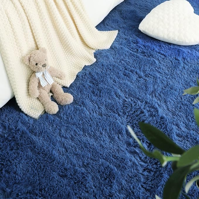 LOCHAS Ultra Soft Indoor Modern Area Rugs Fluffy Living Room Carpets - Image 5