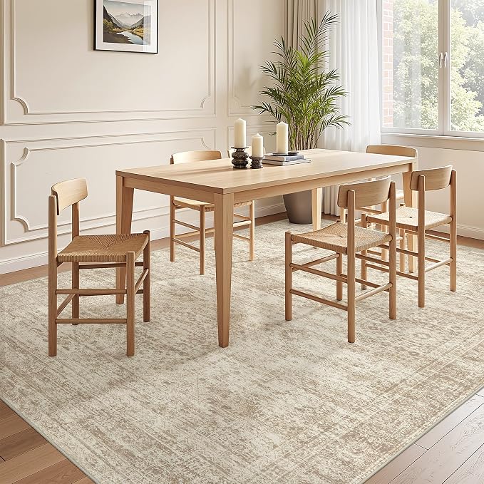 5x7 Area Rugs, Ultra-Thin Washable Rugs - Image 5