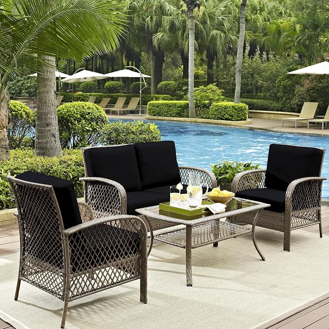 12Pcs Outdoor Cushion Covers, Patio Cushion Covers, Stretch Elastic Slipcovers - Image 6