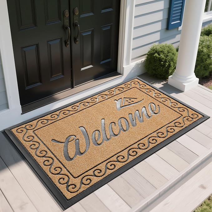 Yimobra Welcome Mat, Heavy Duty Sturdy Door Mats by Yimobra